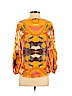Diane von Furstenberg Yellow 3/4 Sleeve Silk Top Size 2 - photo 2