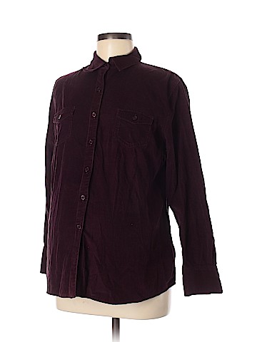 Duo Maternity 3/4 Sleeve Button-Down Shirt (view 1)
