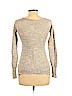 Pink Rose Gray Pullover Sweater Size S - photo 2