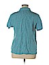 J.jill 100% Linen Blue Short Sleeve Button-Down Shirt Size XL - photo 2