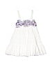 Little Mass 100% Cotton Solid White Dress Size 5 - photo 1