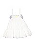 Little Mass 100% Cotton Solid White Dress Size 5 - photo 2