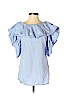 Style Mafia Blue Short Sleeve Blouse Size S - photo 1