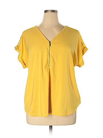 Ashley Stewart Short Sleeve Blouse (view 1)