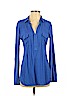 Splendid 100% Rayon Blue Long Sleeve Blouse Size S - photo 1