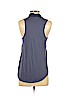 Splendid 100% Rayon Blue Sleeveless Blouse Size S - photo 2