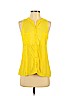 Splendid 100% Rayon Yellow Sleeveless Blouse Size S - photo 1