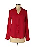 Express 100% Polyester Red Long Sleeve Blouse Size S (petite) - photo 1