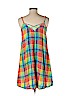 SO 100% Rayon Orange Casual Dress Size M - photo 2