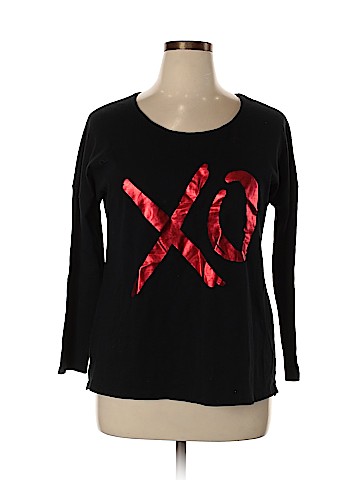 Lane Bryant Outlet Long Sleeve T-Shirt (view 1)