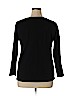 Lane Bryant Outlet 100% Cotton Black Long Sleeve T-Shirt Size 14 - 16 Plus - photo 2