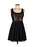 Frenchi 100% Nylon Black Casual Dress Size M - photo 1