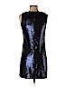 Banana Republic 100% Polyester Blue Cocktail Dress Size 0 (petite) - photo 2