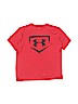 Under Armour 100% Polyester Red Active T-Shirt Size M (youth) - photo 1