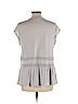 Ann Taylor LOFT Gray Short Sleeve Top Size L (petite) - photo 2