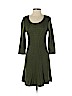 NY Collection 100% Acrylic Green Casual Dress Size S (petite) - photo 1