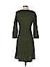 NY Collection 100% Acrylic Green Casual Dress Size S (petite) - photo 2