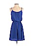 Aqua 100% Polyester Blue Casual Dress Size S - photo 1
