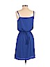 Aqua 100% Polyester Blue Casual Dress Size S - photo 2