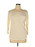 Banana Republic 100% Viscose Ivory Long Sleeve Blouse Size XL - photo 1