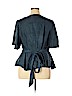 Ann Taylor LOFT 100% Lyocell Blue Short Sleeve Blouse Size XL - photo 2