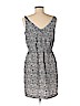 Ann Taylor LOFT Outlet 100% Polyester Black Casual Dress Size 8 (petite) - photo 2