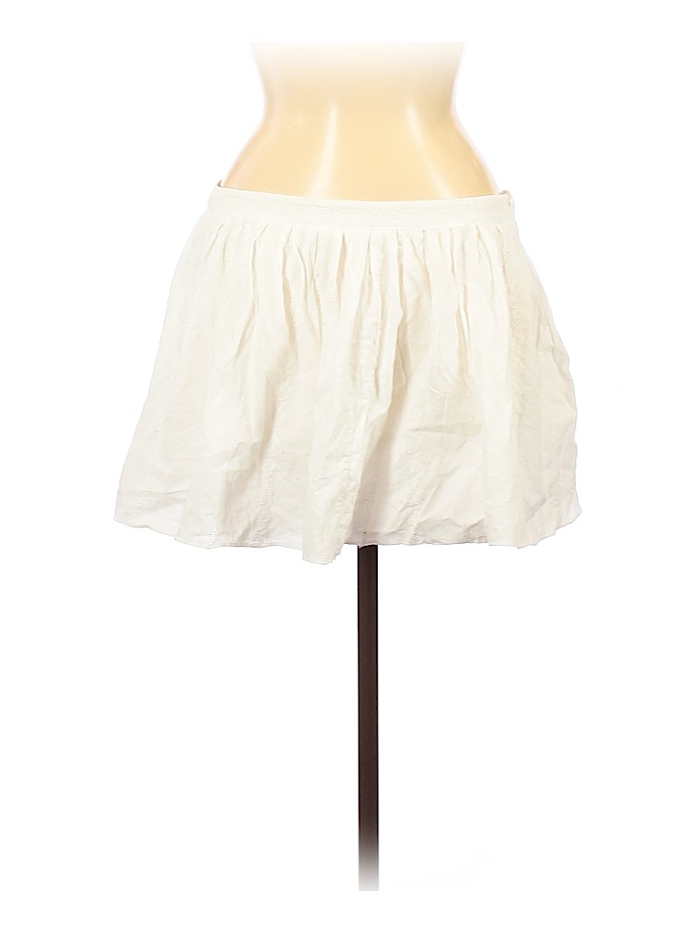 American Eagle Outfitters 100% Cotton White Casual Skirt Size 6 - photo 1