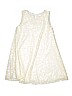 Cat & Jack 100% Polyester Solid Ivory Special Occasion Dress Size 14 - 16 - photo 1