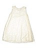 Cat & Jack 100% Polyester Solid Ivory Special Occasion Dress Size 14 - 16 - photo 2