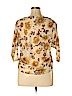 Charlotte Russe 100% Polyester Tan 3/4 Sleeve Blouse Size XL - photo 2