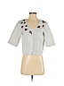 Trina Turk Gray Short Sleeve Top Size P (petite) - photo 1