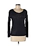 Zara 100% Linen Blue Long Sleeve T-Shirt Size M - photo 1