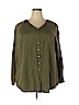 J.jill Green Long Sleeve Blouse Size 2X - photo 1