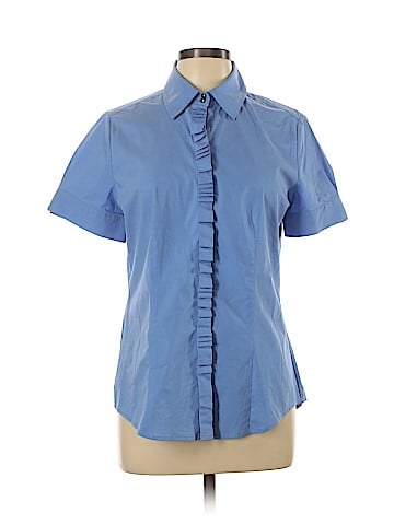 New York & Company Short Sleeve Button-Down Shirt (view 1)