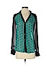 BCX 100% Polyester Black Long Sleeve Blouse Size S - photo 1