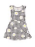 Wonder Nation Checkered-gingham Floral White Dress Size XS (kids) - photo 1