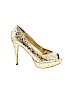 Guess Gold Heels Size 7 1/2 - photo 1