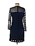 Diane von Furstenberg 100% Nylon Blue Casual Dress Size 8 - photo 2