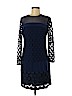 Diane von Furstenberg 100% Nylon Blue Casual Dress Size 8 - photo 1