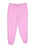 Athletic Works Solid Pink Sweatpants Size 8 - photo 1