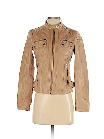 MICHAEL Michael Kors Leather Jacket (view 1)