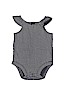 Carter's Print Black Short Sleeve Onesie Size Newborn - photo 1