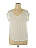 Pink Republic White Short Sleeve Top Size XL - photo 1