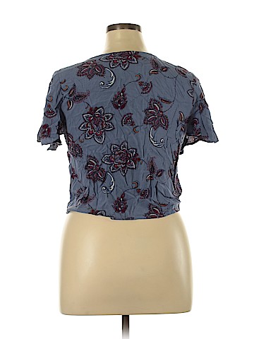 Mudd Short Sleeve Blouse (view 2)