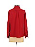Lands' End 100% Polyester Red Long Sleeve Button-Down Shirt Size 4 (petite) - photo 2