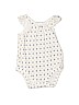 Carter's 100% Cotton White Short Sleeve Onesie Size Newborn - photo 1