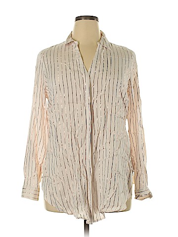 Candie's Long Sleeve Button-Down Shirt (view 1)