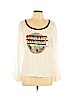 White Crow Ivory Long Sleeve Top Size XL - photo 1