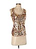 Ann Taylor LOFT 100% Cotton Tan Sleeveless Top Size XS (petite) - photo 1