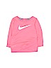 Nike 100% Polyester Graphic Pink Sweatshirt 9-12 MO / 12 MO - photo 1
